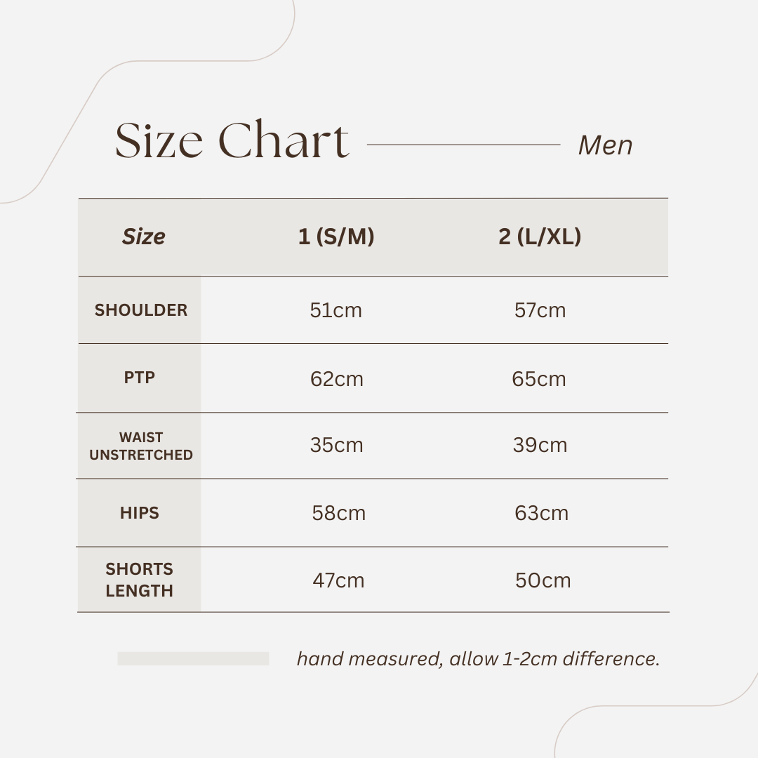 Short Sleeve Pajamas Set - Men